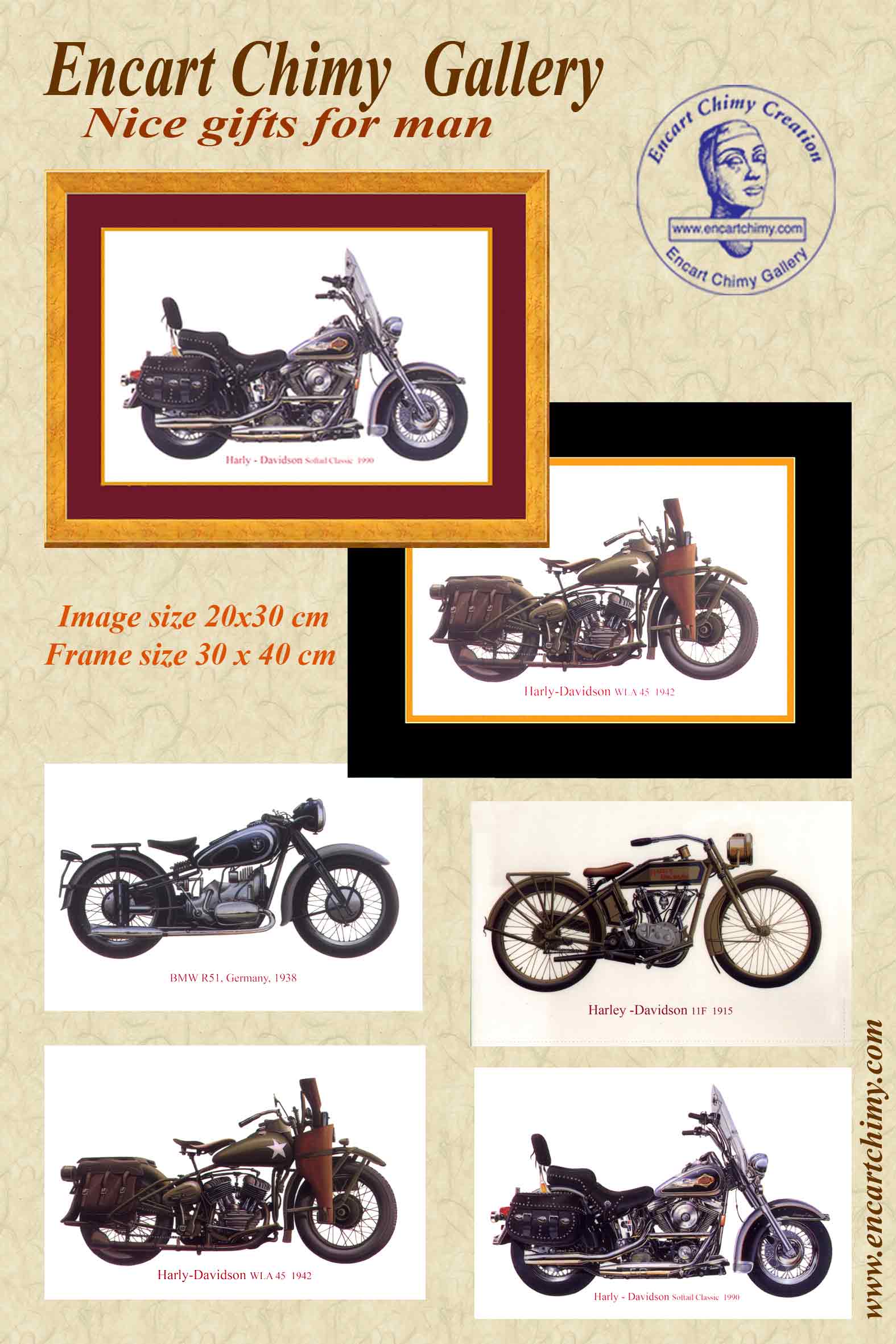 Old Harly Davidson Encart