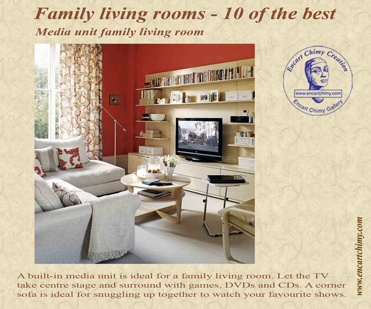 Family Living Room - Interior Design Idea - Encart Chimy Gallery