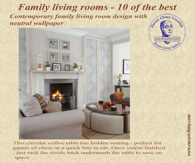 Family Living Room - Interior Design Idea - Encart Chimy Gallery