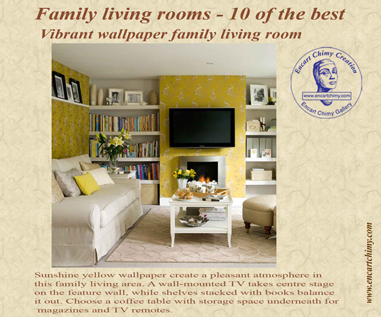Family Living Room - Interior Design Idea - Encart Chimy Gallery