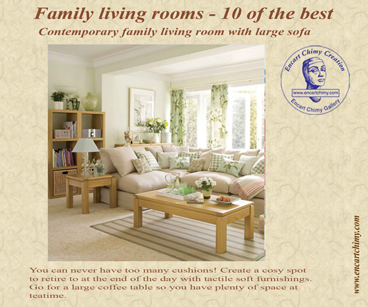 Family Living Room - Interior Design Idea - Encart Chimy Gallery